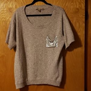 Cute Short-Sleeve Sweater
